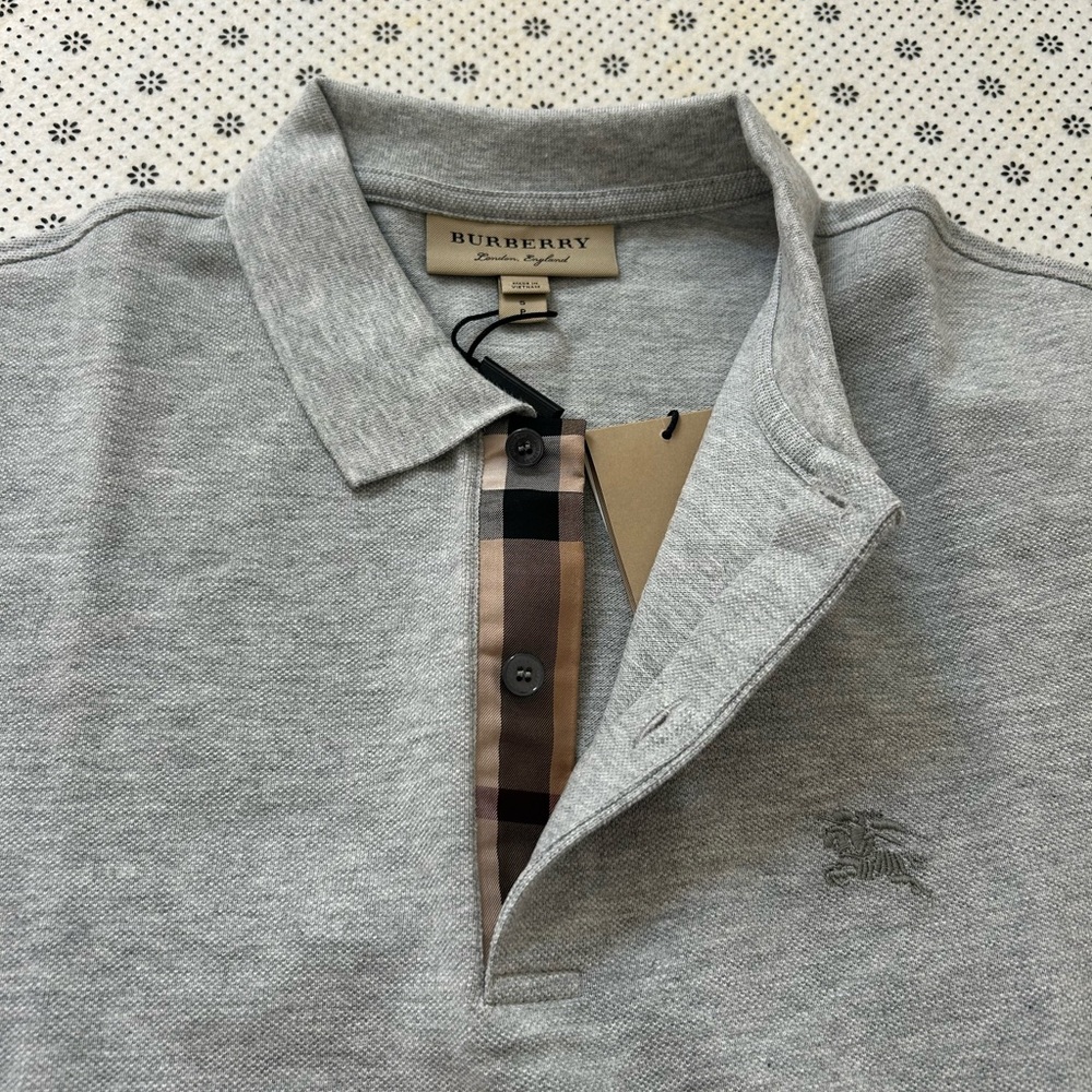 Burberry men polo shirt